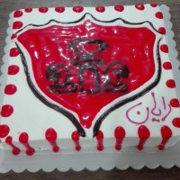 اینم کیک خامه تولد پسر دوستم رایان گلم