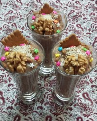 دسر بیسکوئیتی راحت و خوشمزه