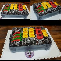 کیک منقل درنمای مختلف وبابرشی از پیاز