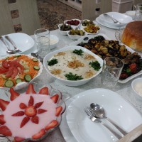 سوپ و دسر فیت فان توت فرنگی و ژله