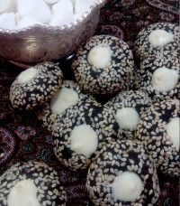 شیرینی انگشتی کنجدی