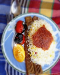 چلوکباب کوبیده