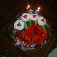 کیک سالگردازدواج ابجی جوونم