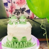 کیک باخمیرفوندانت