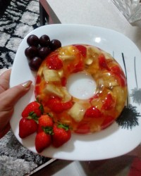 ژله میوه خوشمزه و خوشگل من