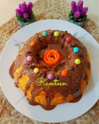 کیک اسفنجی قابلمه ای