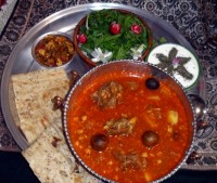 اب گوشت خوش رنگ و لعاب