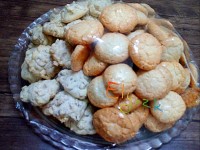 شیرینی عید نارگیلی وپفکی گردویی