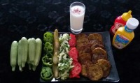 کتلت کدو سبز بدون روغن (رژیمی)