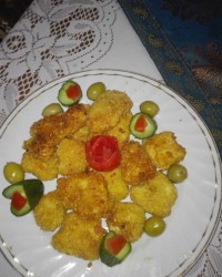 فیله مرغ پفکی