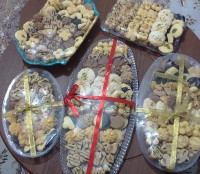 شیرینی های خوشمزه عید من نارگیلی، مربایی،بهشتی و...