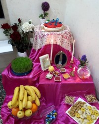 سفره هفت سین امسال ما دو تا هفت سین داشت