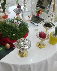 سفره هفت سین عید نوروز در کلاردشت.