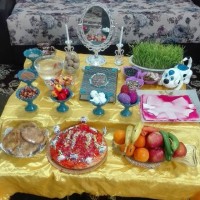 اینم سفره هفت سین دوست گلممم