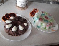 دسر پاناکوتا.ژله بستنی خرده شیشه