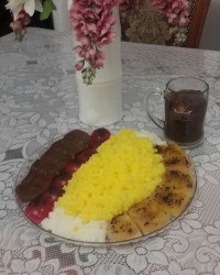 ژله چلو کباب