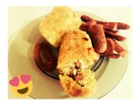 کروکت سیب زمینی با سوسیس