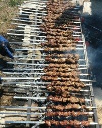 کباب سیزده بدر جای همتون خالی