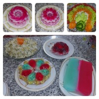 سالاد و ژله