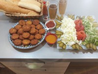 فلافل با سس انبه