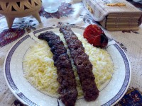 چلو کباب کوبیده