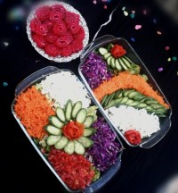 سالاد و ژله