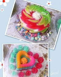 ژله های خوشمزه من...جاتون سبز...