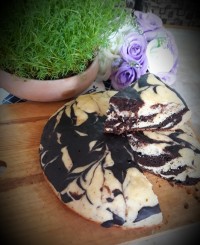 کیک زبرای قابلمه ای با روغن جامد