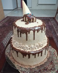 کیک تولد خواهر زاده کوشولوم