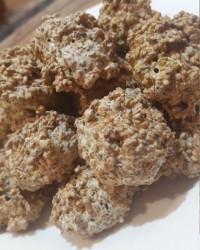 شیرینی پفکی کنجدی