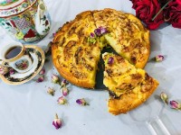 تارت سیب با کراست بادام