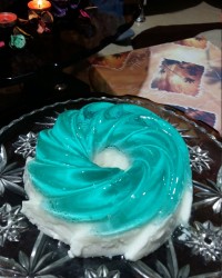 ژله بستنی خوشرنگ که خواهره عزیزم زحمتشو کشید