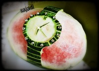 حکاکی هندوانه (ساعت بازنشستگی)