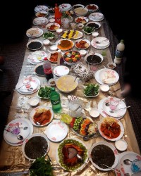 سفره شام