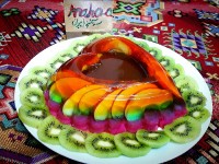 ژله رنگارنگ مهمونی خونه خواهریم نگار