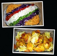 سالاد فصل،مرغ سرخ شده⭐