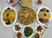 لوبیا پلو با شوید