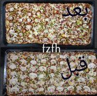 پیتزا خانواده با خمیر جادویی