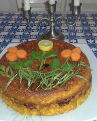 ته چین مرغ با پلوپز