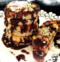 پای سیب با نون تست