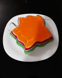 ژله چند لایه برگی