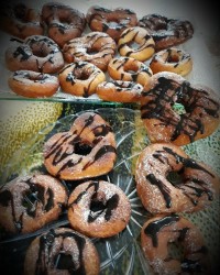 دونات با خمیر جادویی