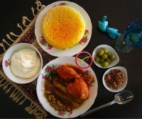 مسما بادمجان با مرغ