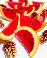 پرتقال ژله ای در رنگهای مختلف