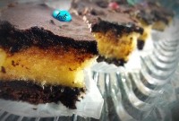 اسلایس شکلات نارگیل شیرعسلی