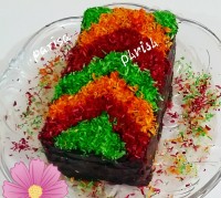 کیک یخچالی ساده