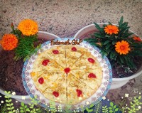 املت پیتزای سیب زمینی سرخ کرده