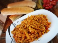 ساندویچ قارچ و مرغ