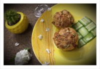 مافین مرغ وقارچ