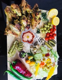 کتف و بال گریل شده